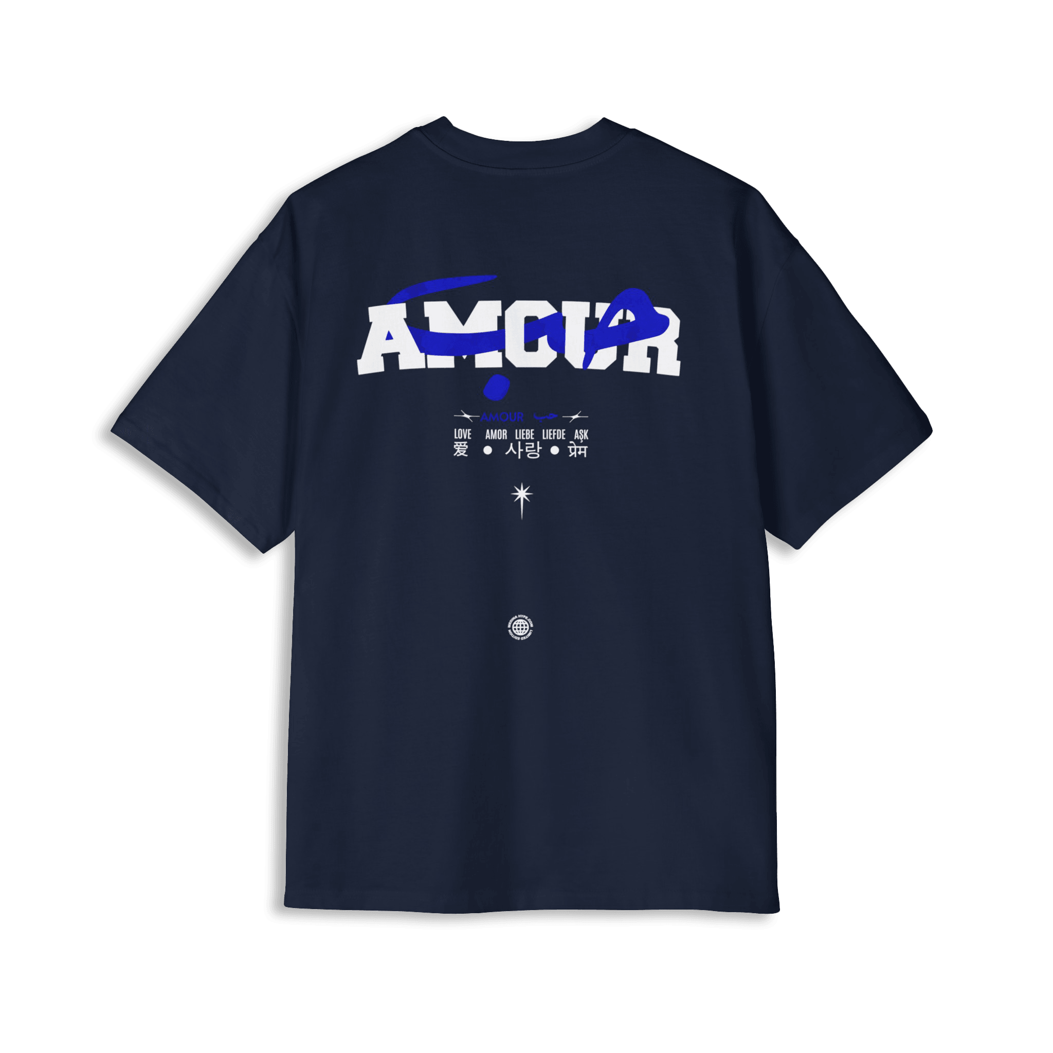 Amour Arabic Word Men's Heavy Oversized Tee