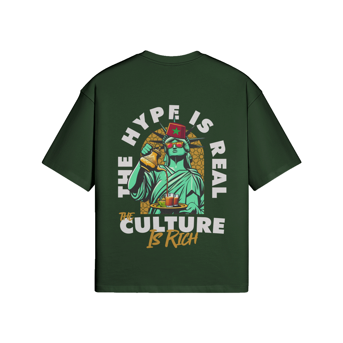 The Hype Is Real The Culture Is Rich Boxy T-shirt