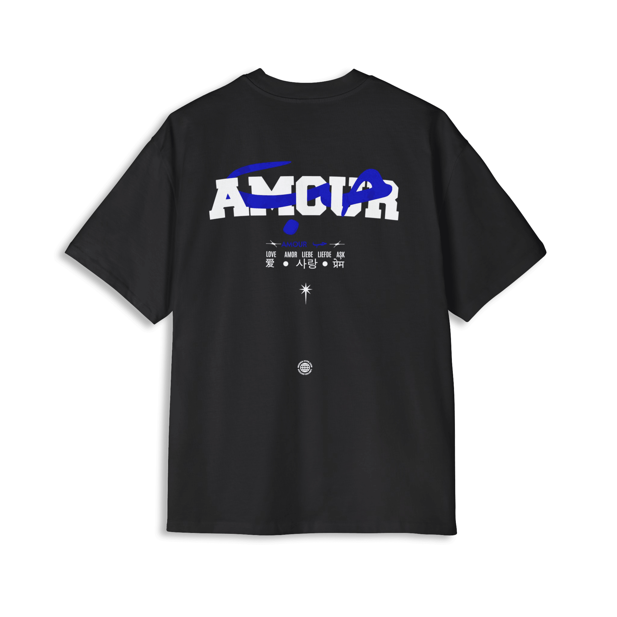 Amour Arabic Word Oversized Boxy Tee