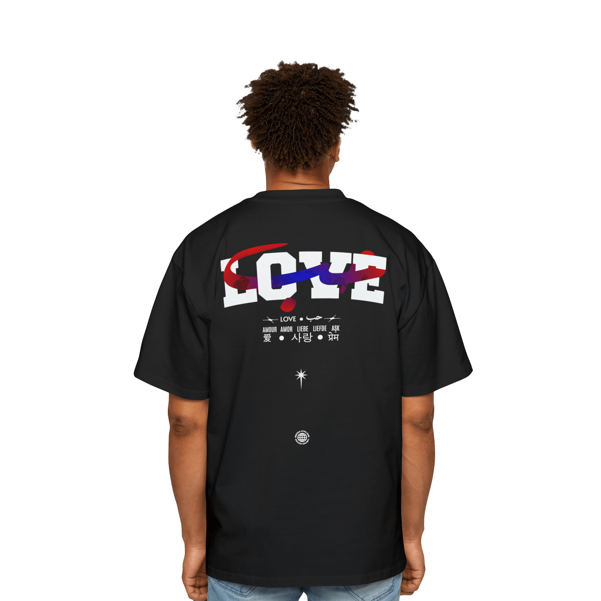 Love HuBB Men's Heavy Oversized Tee