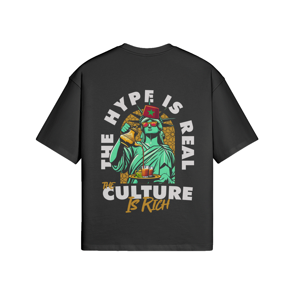 The Hype Is Real The Culture Is Rich Boxy T-shirt