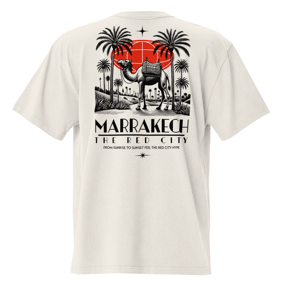 Marrakech CAmel Palm trees Palmeraie Medina  tshirt